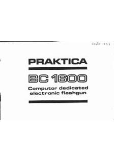 Praktica (VEB) BC 1600 manual. Camera Instructions.